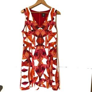 Vince Camuto Bright Patterned Dress
